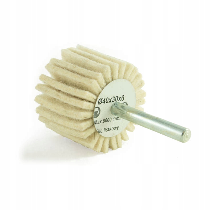 FILC POLERSKI NA TRZPIENIU LISTKOWY 40x30x6 ProdPL