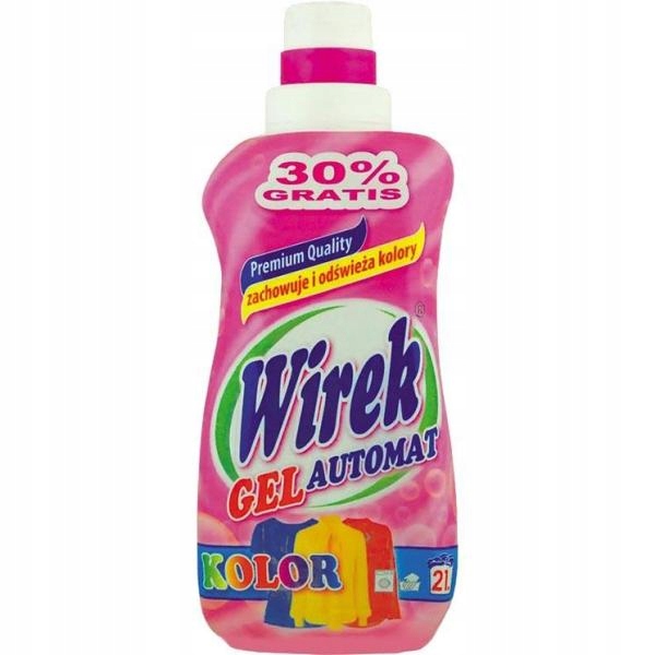 

Wirek Żel Gel Do Prania Automat 1L do kolorowych