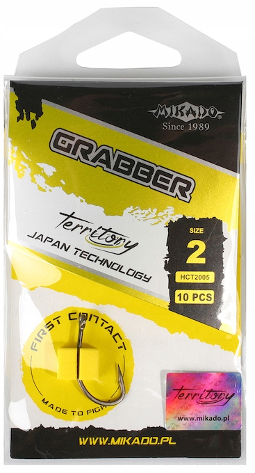 

Haczyki Mikado Territory Nr.6/10 szt Grabber