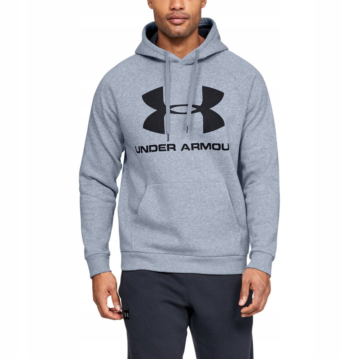 

Under Armour Bluza Męska Z Kapturem Kangurka Szara
