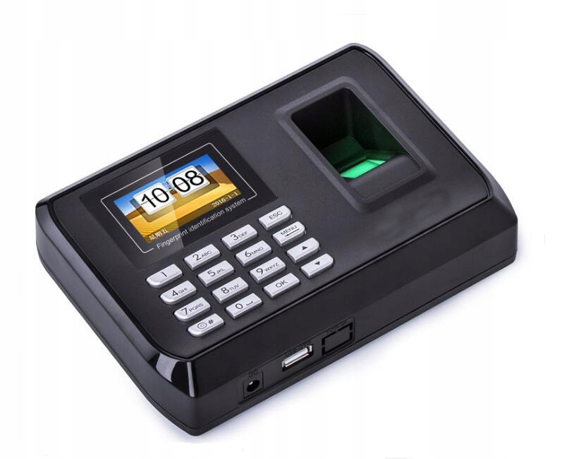 Rejestrator czasu pracy z czytnikiem palca TCP/IP EAN (GTIN) 5390020580206