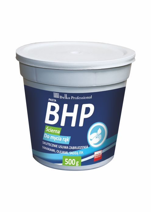 PASTA BHP ZE ŚCIERNIWEM CZYSZCZĄCA 500g DELKO