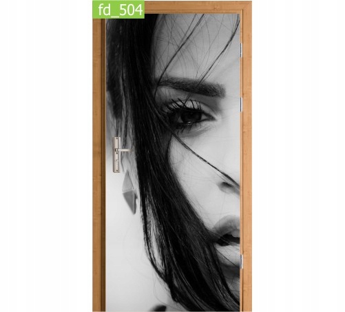 

Fototapeta Naklejka na drzwi Kobieta Twarz Szary