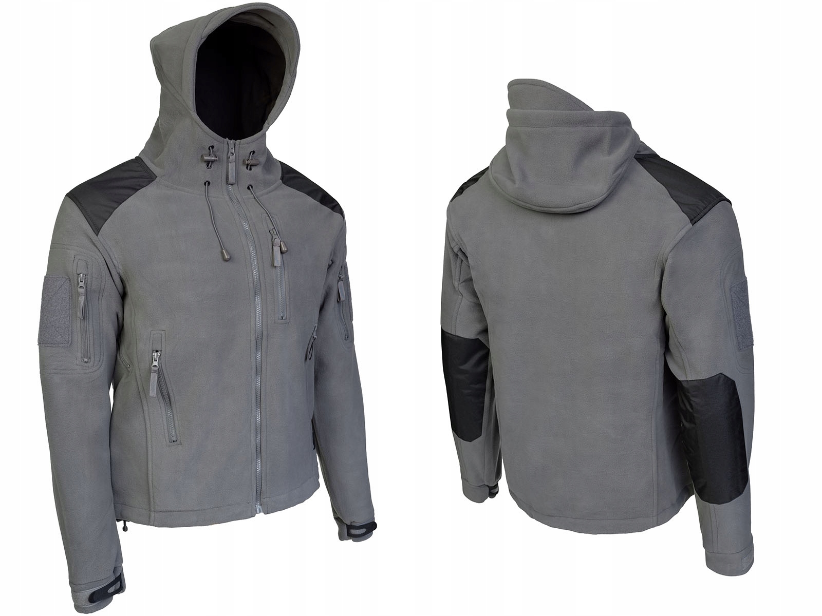 Texar Teplá Mikina Fleecová Husky Šedá M