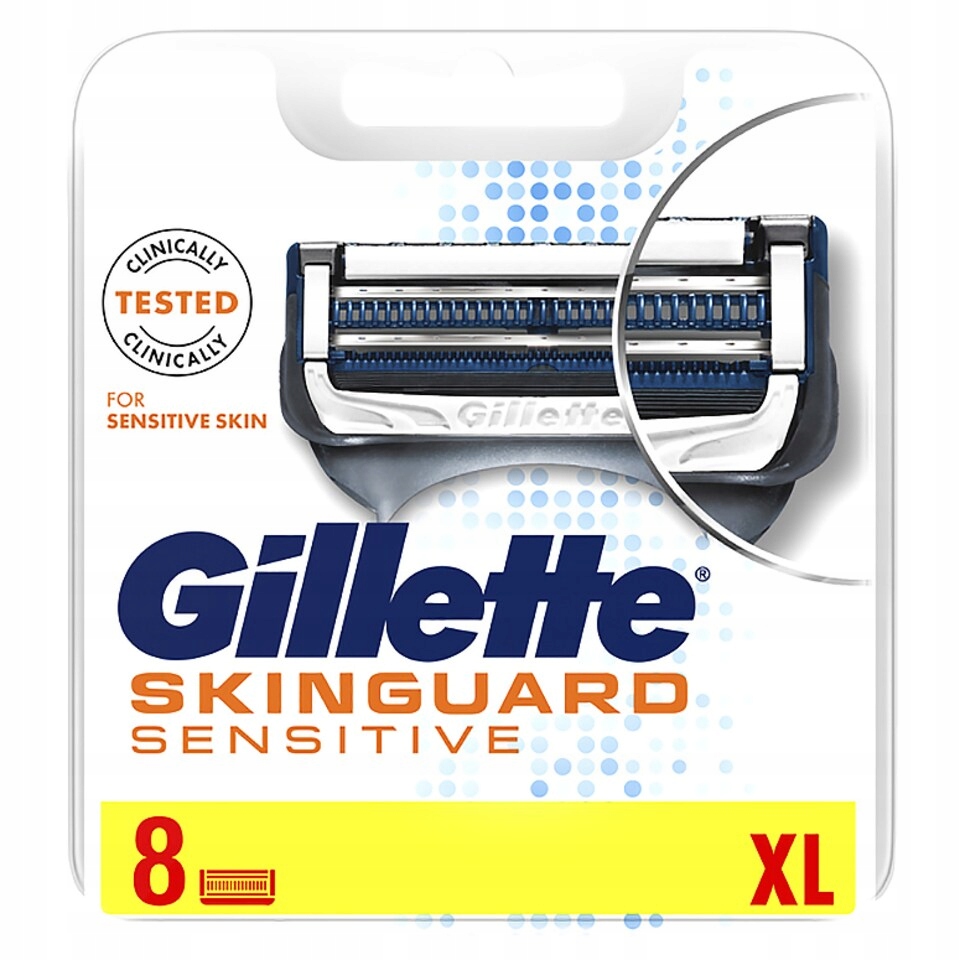 Gillette Skinguard Sensitive náplně 8 ks imp Uk