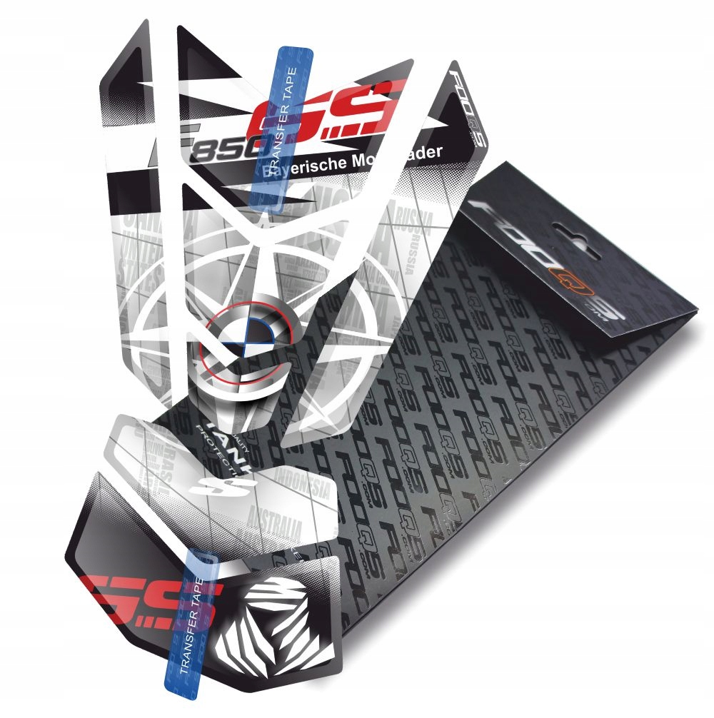 Tank-pad od firmy Fooqs pro Bmw F-850-GS Bílý