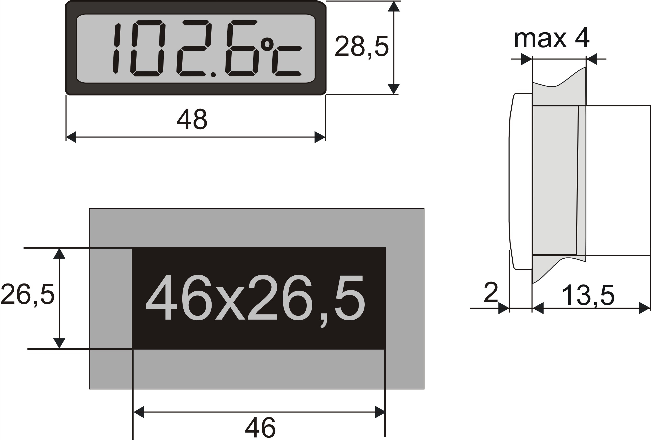 TERMOMETR do destylacji PRECYZYJNY PTC T+ 150C Model TPM150