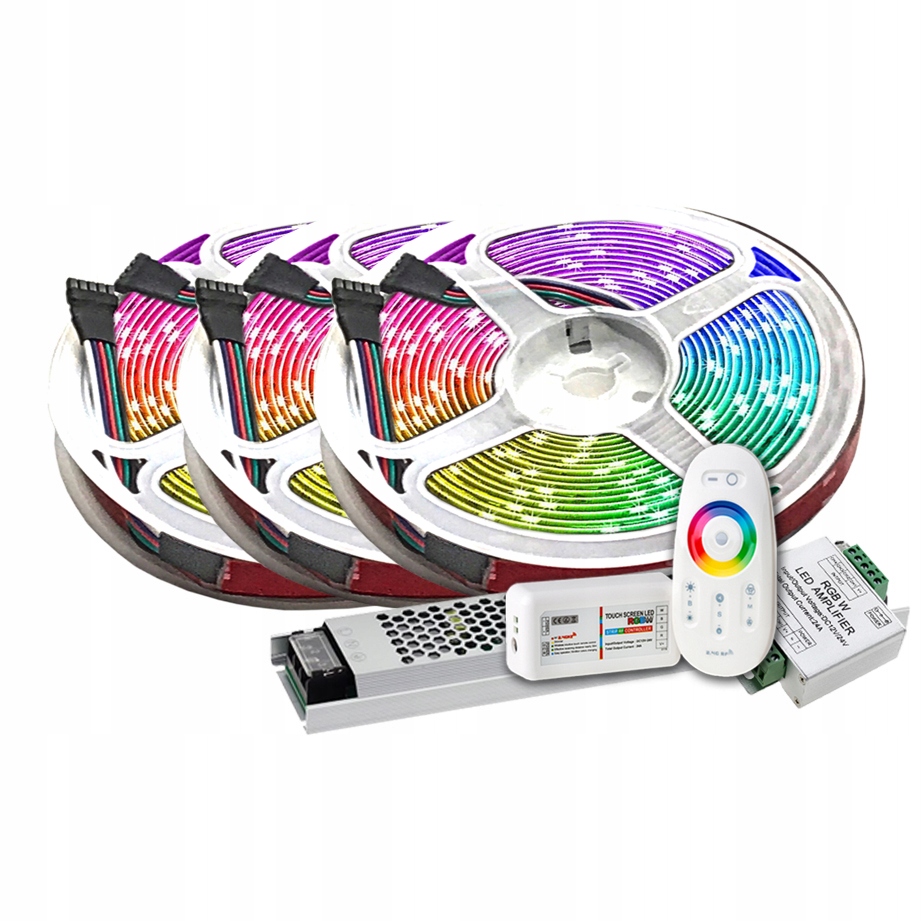 

24V Zestaw Taśma 15m Rgb+biały 900LED Rgbw 5050 3M