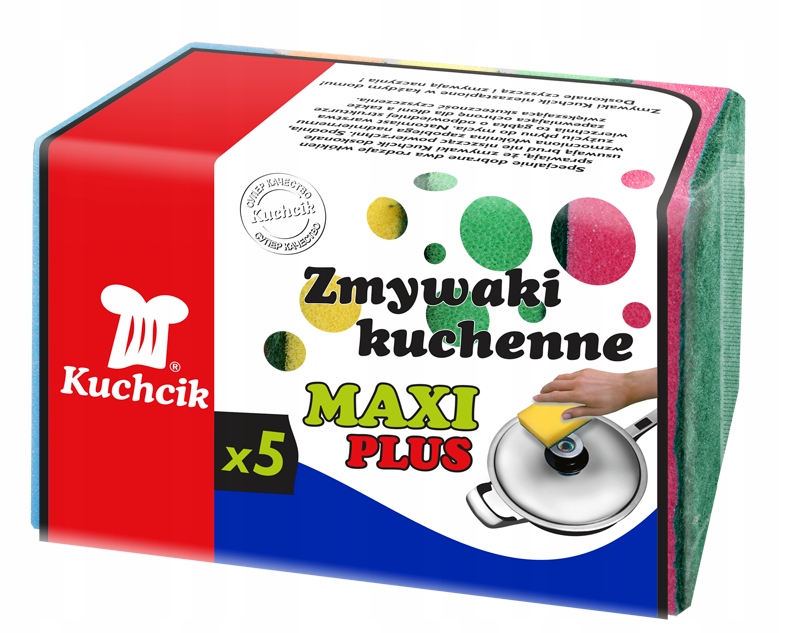 

Zmywak Kuchenny Gąbki Do Mycia Naczyń Duże 5szt