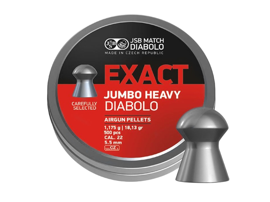 Śrut diabolo Jsb Exact Jumbo Heavy 5,53 mm 250 szt