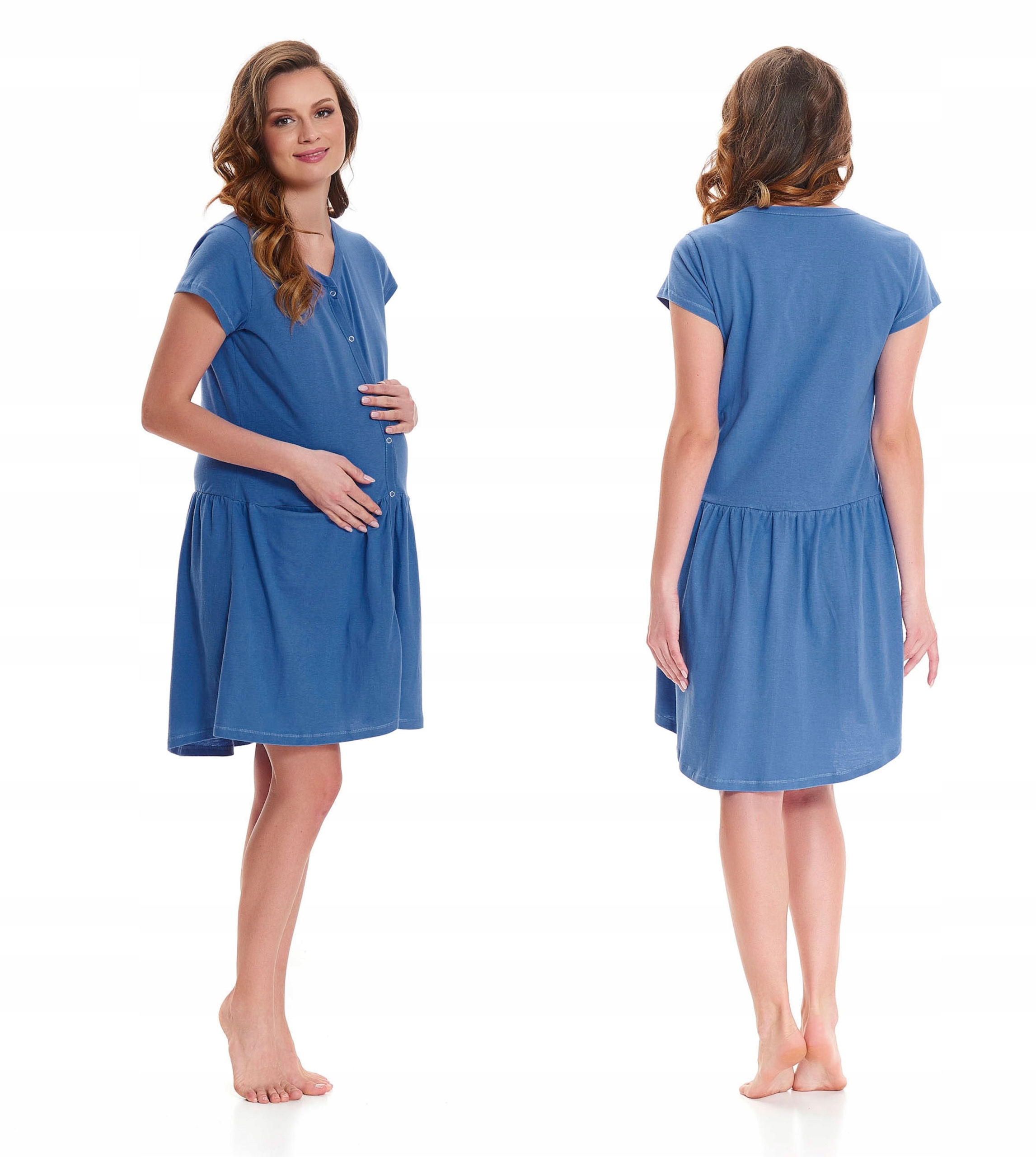 

Dn 9445 rozpinana koszulka nocna *L* royal blue