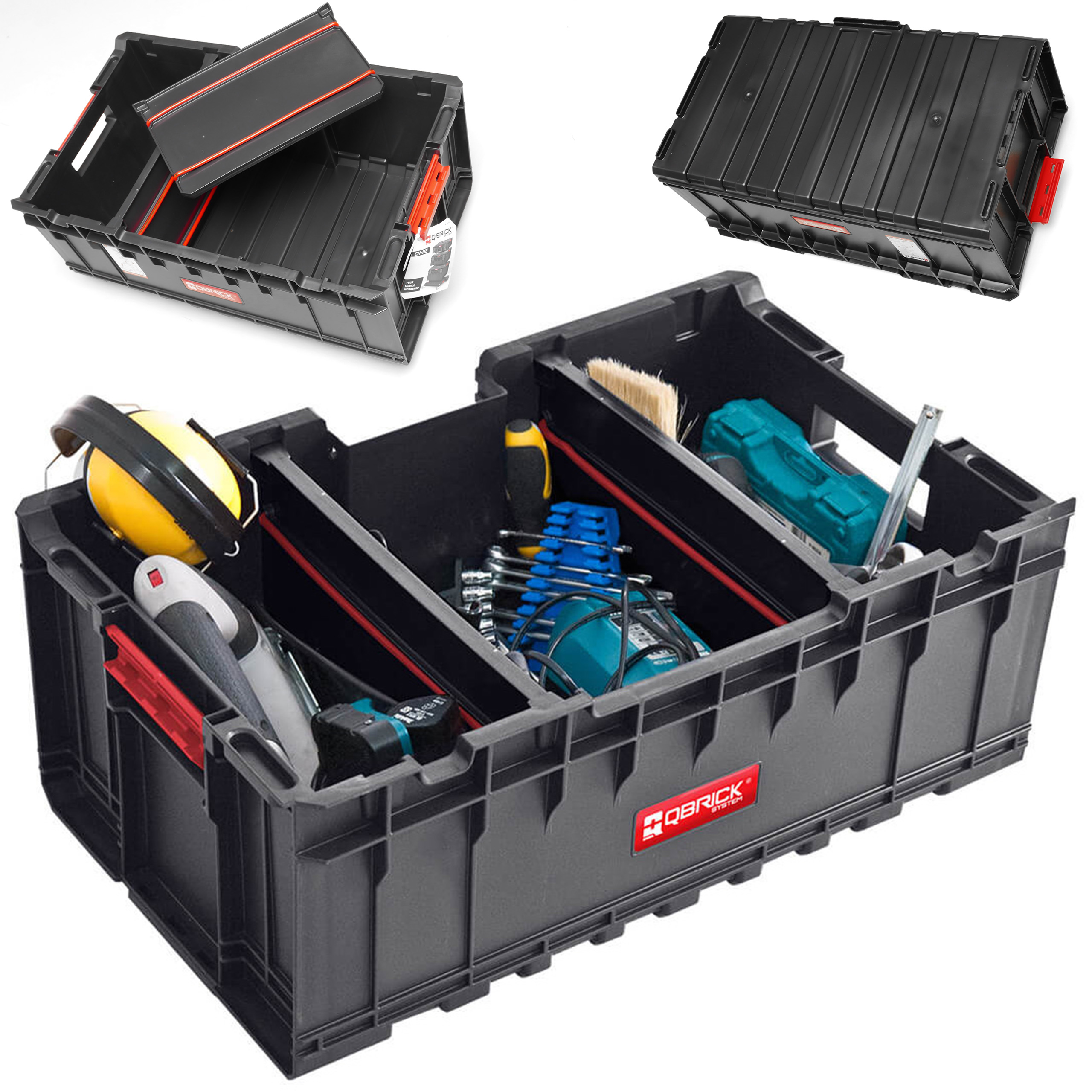 2X TOOL BOX QBRICK SYSTEM ONE BOX PLUS