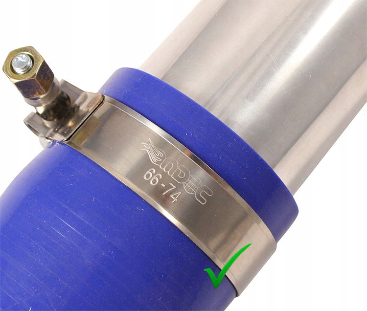 MDC T-Clamp OPASKA zaciskowa intercooler 43-49mm nierdzewna obejma cybant Marka MDC