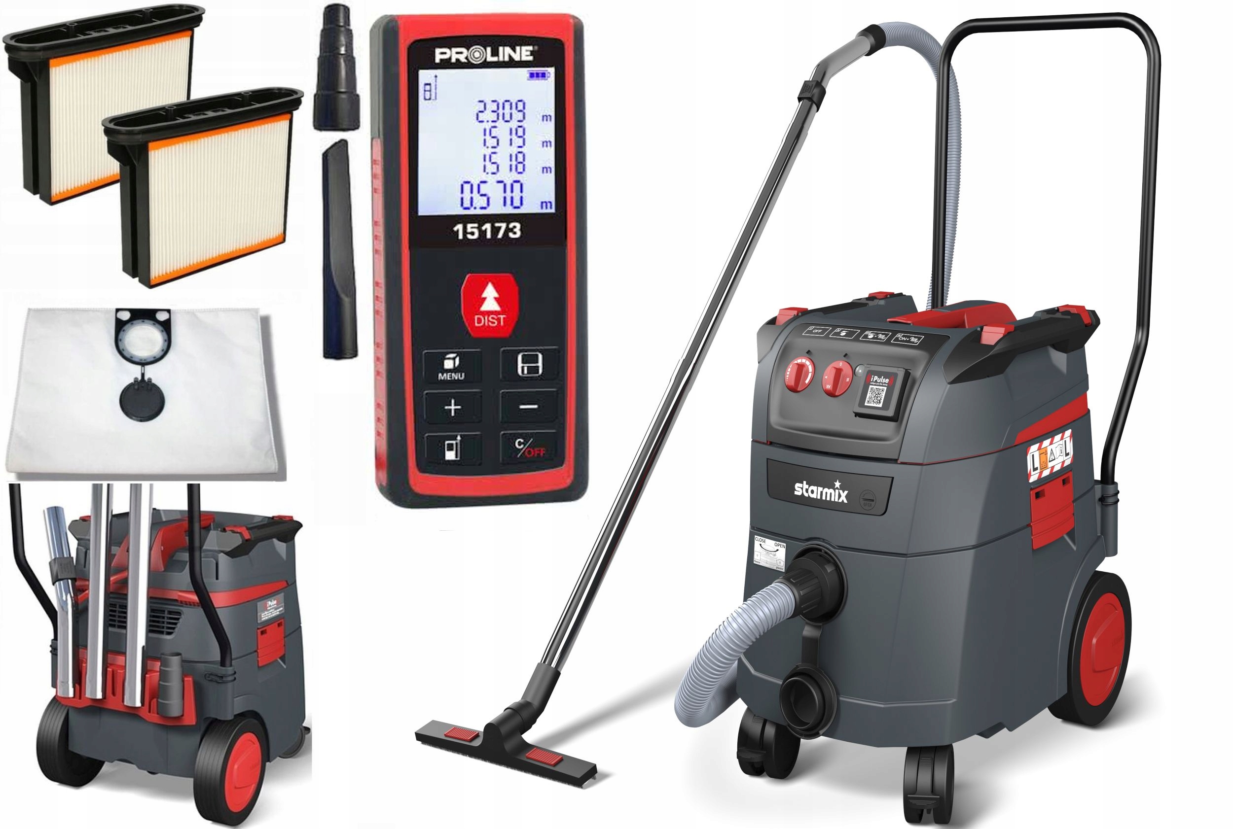 STARMIX Odkurzacz przemysłowy iPulse L-1635 TOP