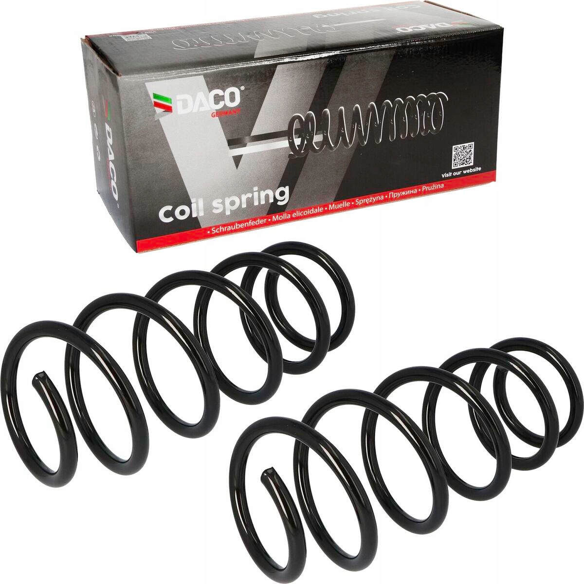 Sprężyna zawieszenia x2 DACO PRZÓD do Bipper Nemo