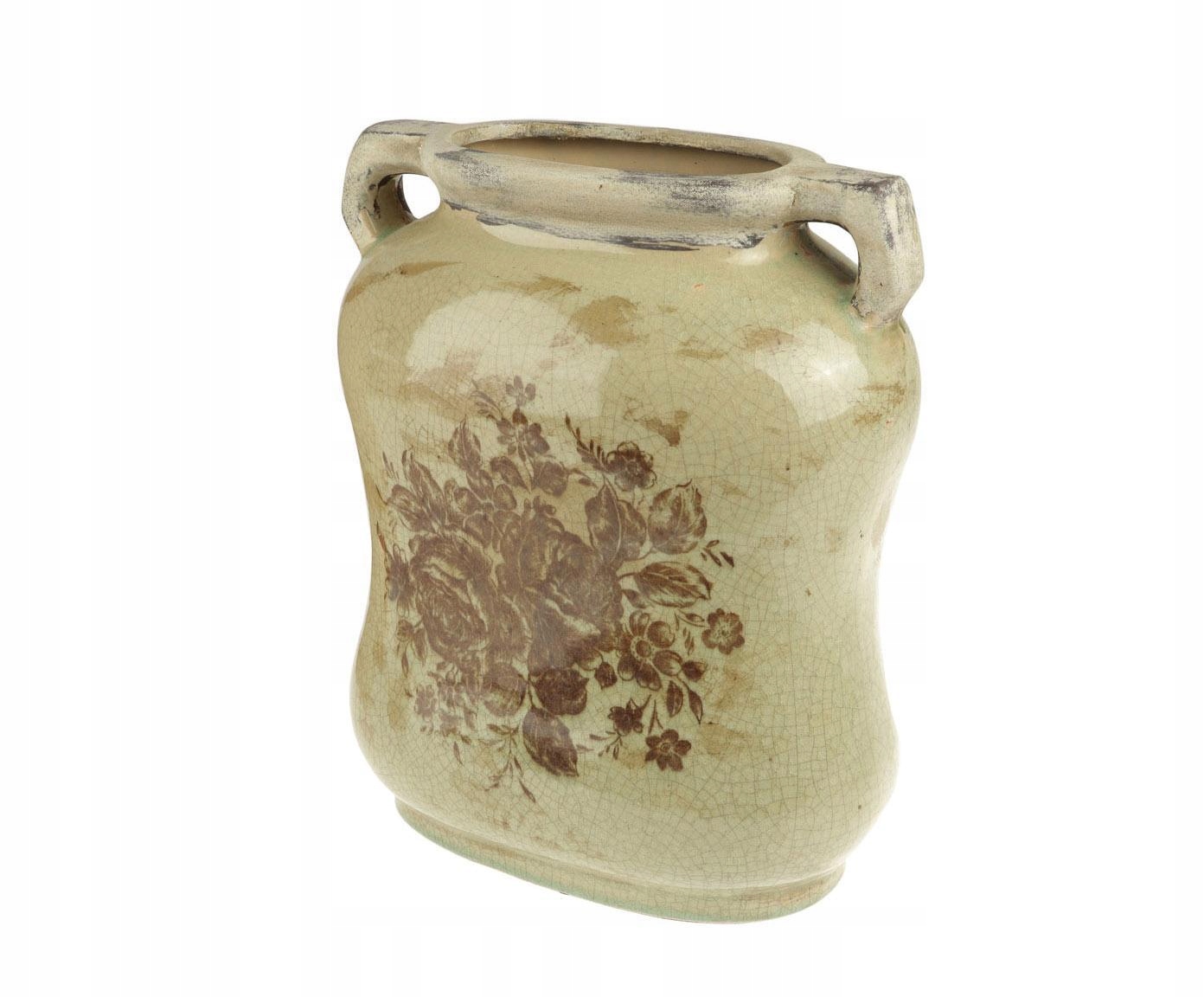 Wazon ceramiczny HAND MADE super INDONEZJA RETRO