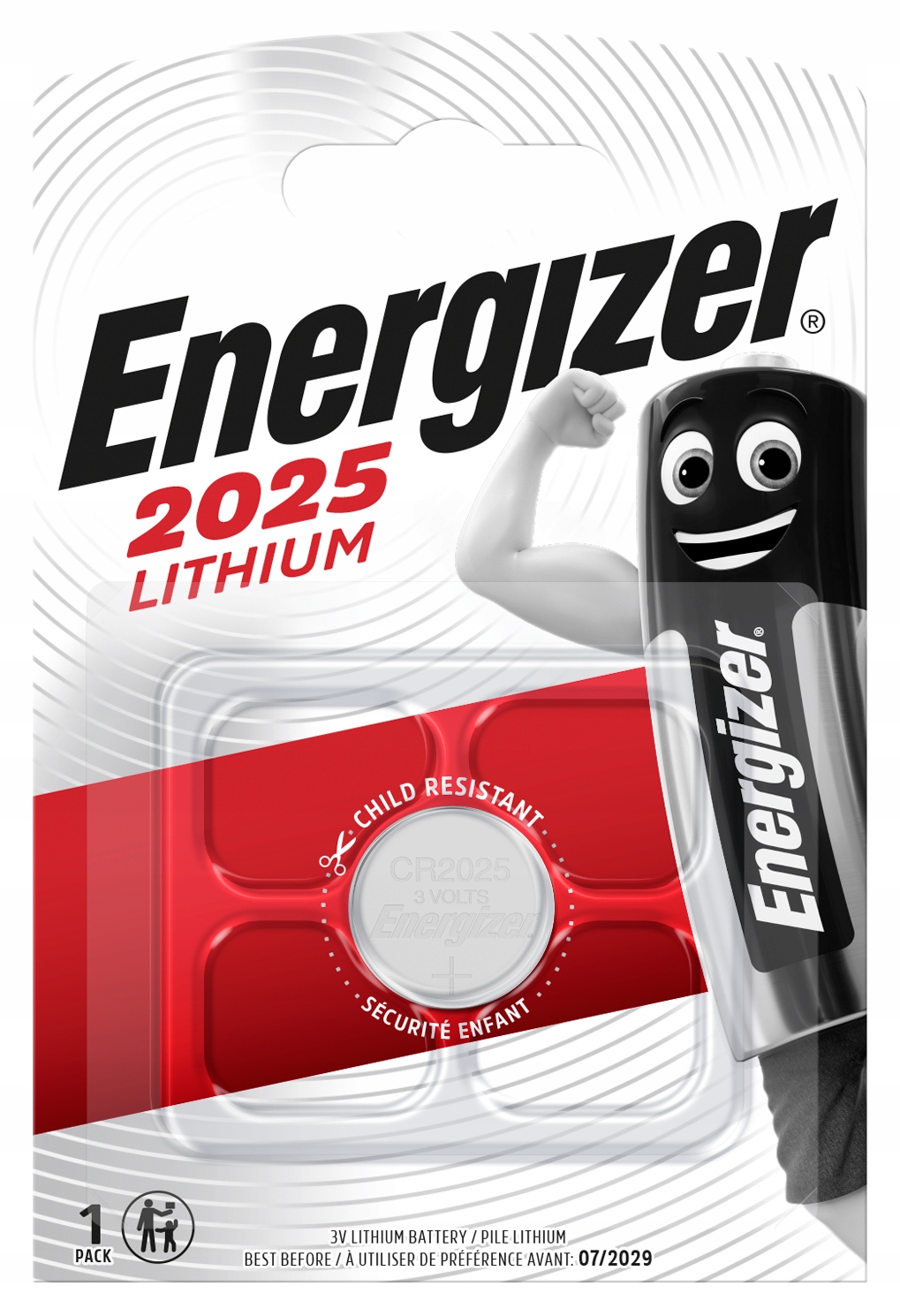 

Bateria Litowa Mini Energizer CR2025