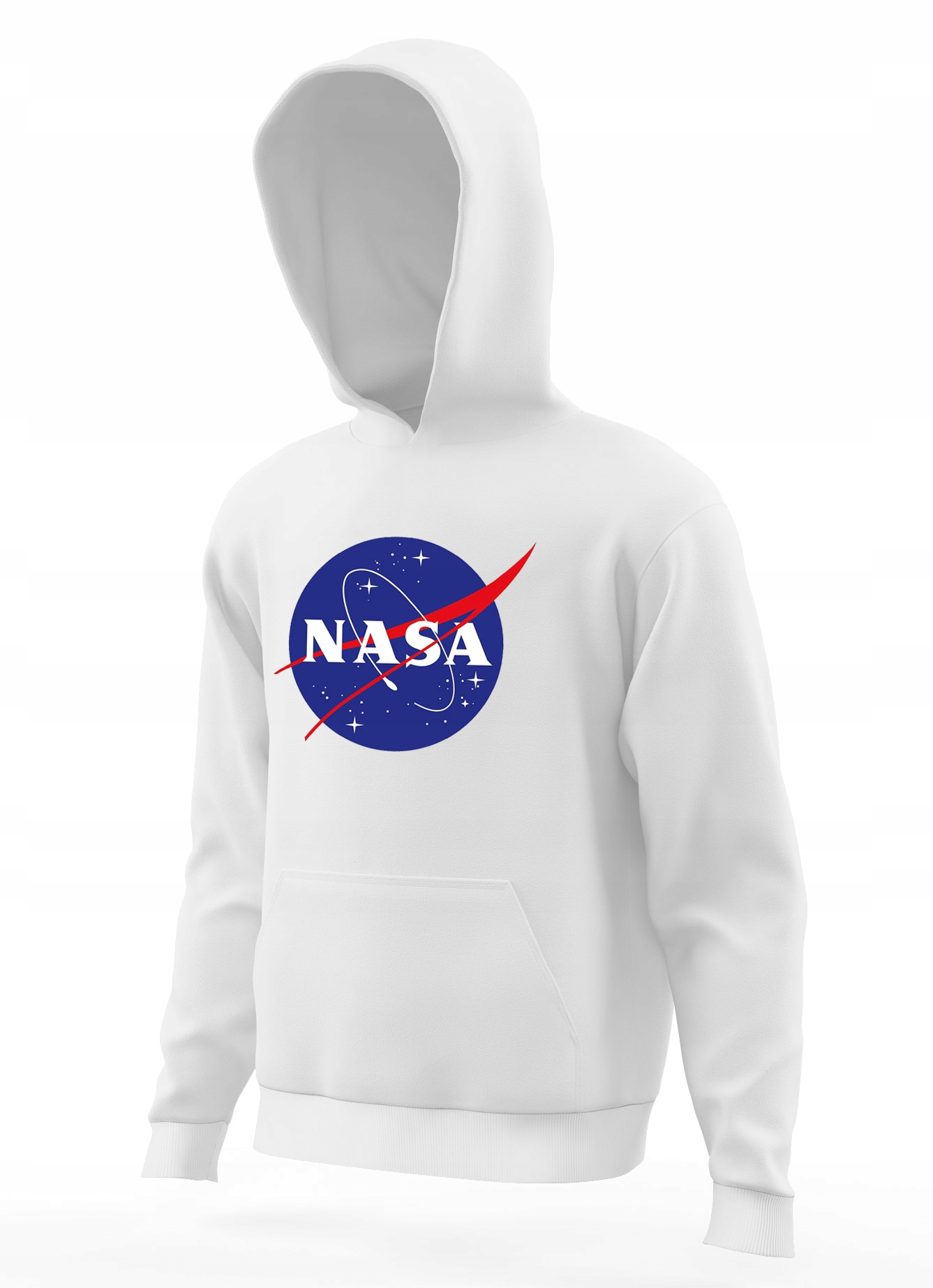 

Bluza Nasa, dziecięca na prezent, biała r. 152
