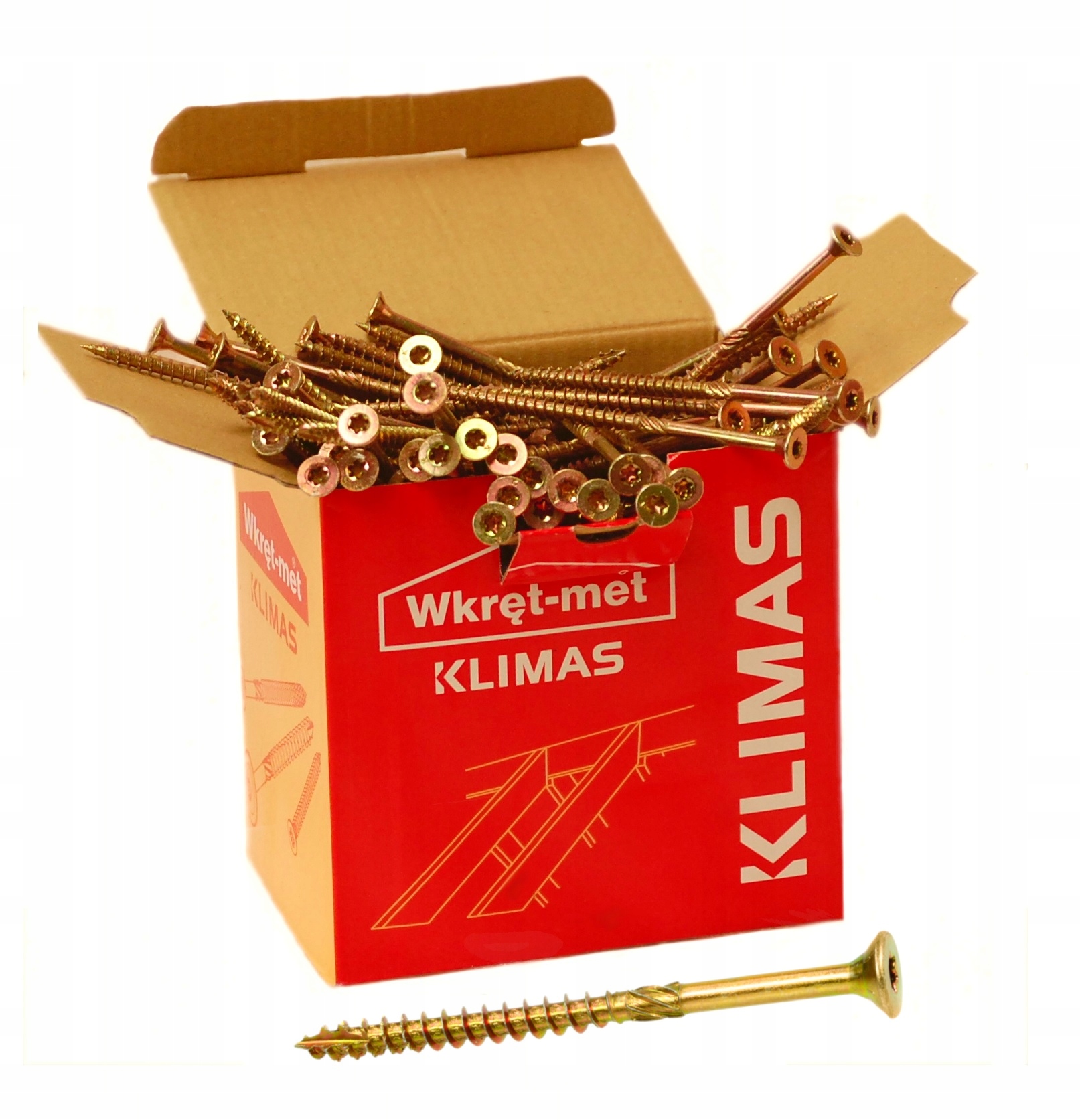 

Wkręty Ciesielskie Do Drewna 5x60 Torx 200szt St