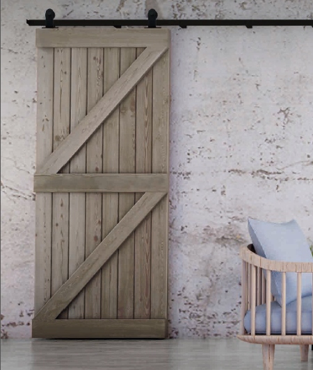 System do drzwi przesuwnych Loft ART RETRO STALOWY