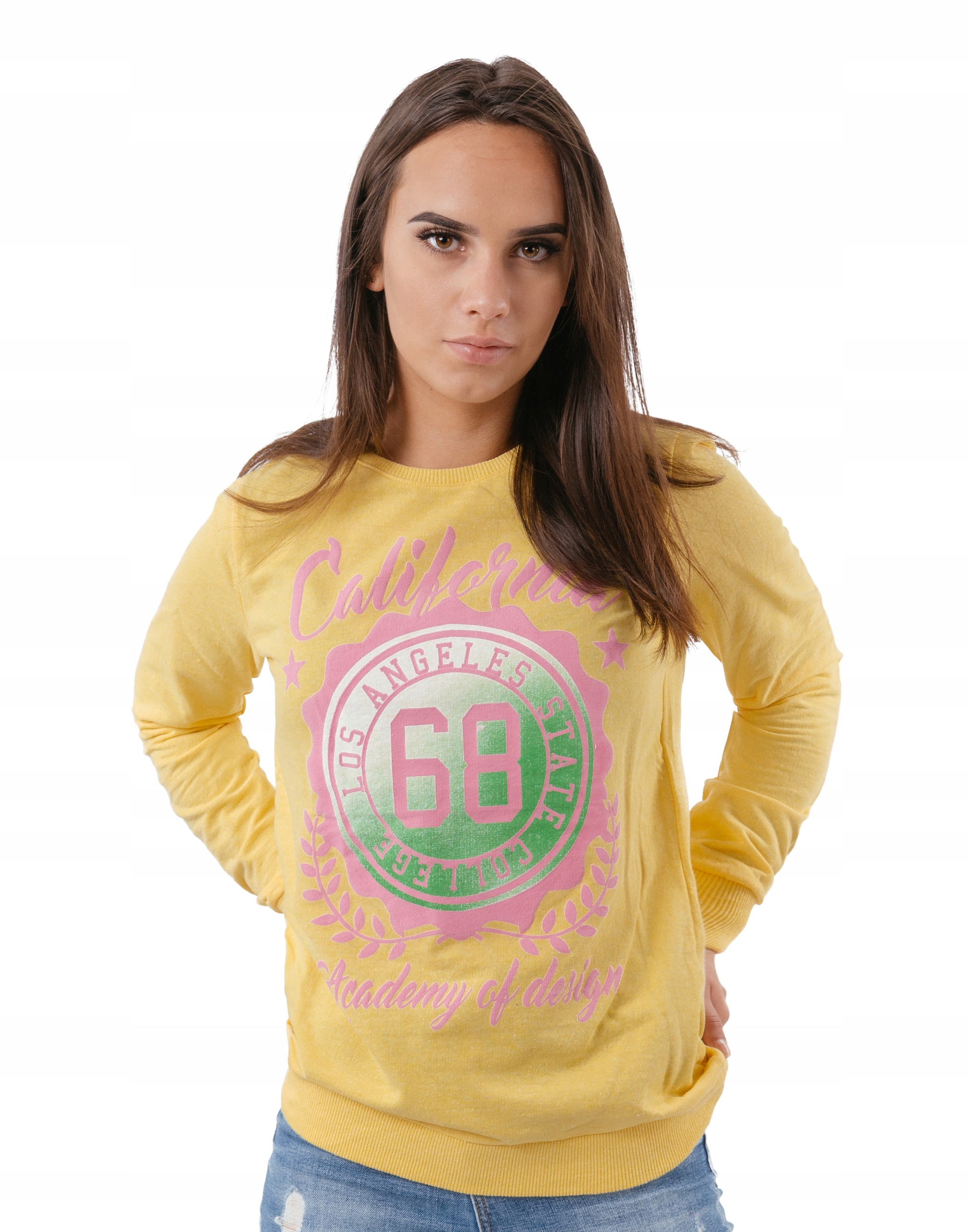 

Cienka Bluza Damska Dresowa Bawełniana 5010-06 r S