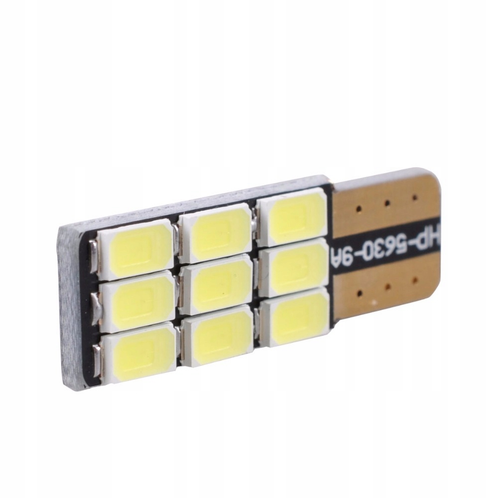ŻARÓWKA LED 9 SMD 5630 W5W T10 CANBUS BIAŁA BOCZNA Producent Inny