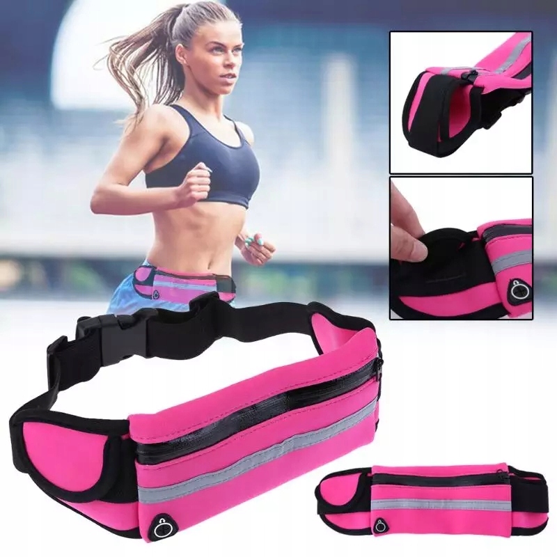 SPORTOWY FUTERAŁ SASZETKA NERKA NA PAS DO TELEFON Materiał dominujący inny