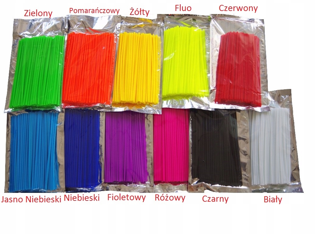 ŻÓŁTE NAKŁADKI NA SZPRYCHY MX SPOKE COVER CROSS Producent inny