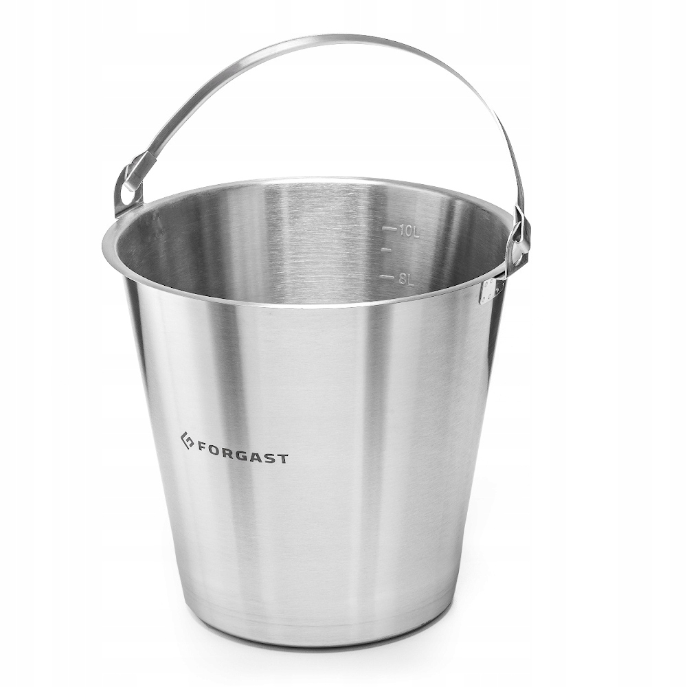 Kbelík Z Nerezové Oceli Bez Kroužku 10 L Forgast FG06010