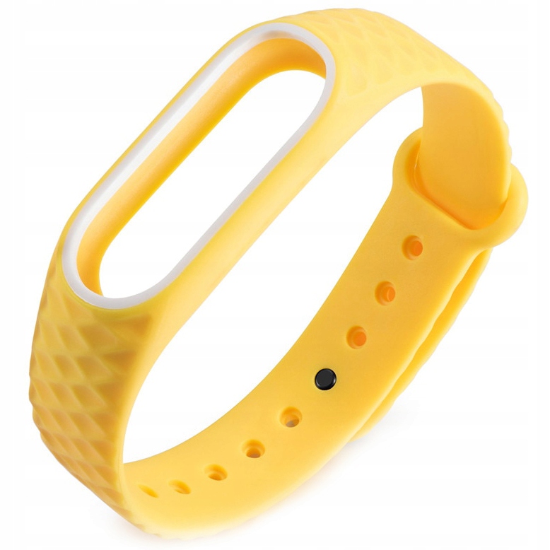 

Xiaomi MI BAND2 pasek opaska zamienna Żółto-biała