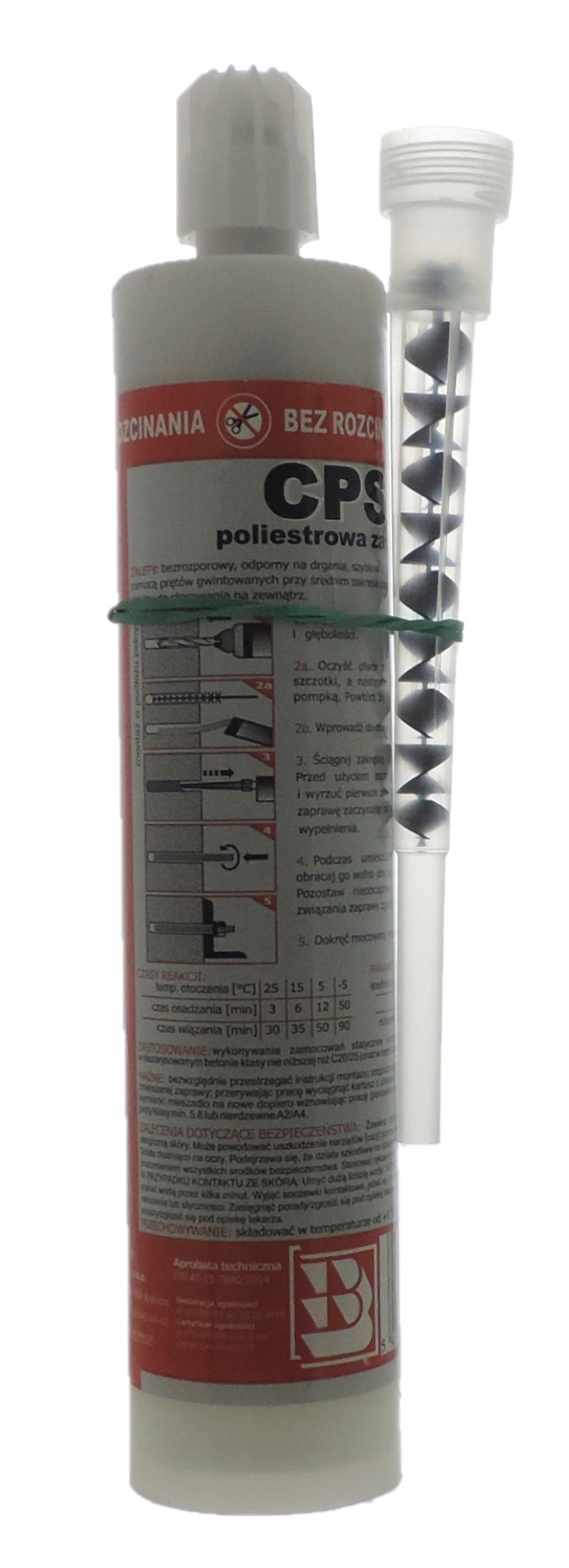 

Kotwa Chemiczna Poliesterowa Arvex Cps 300 300ml