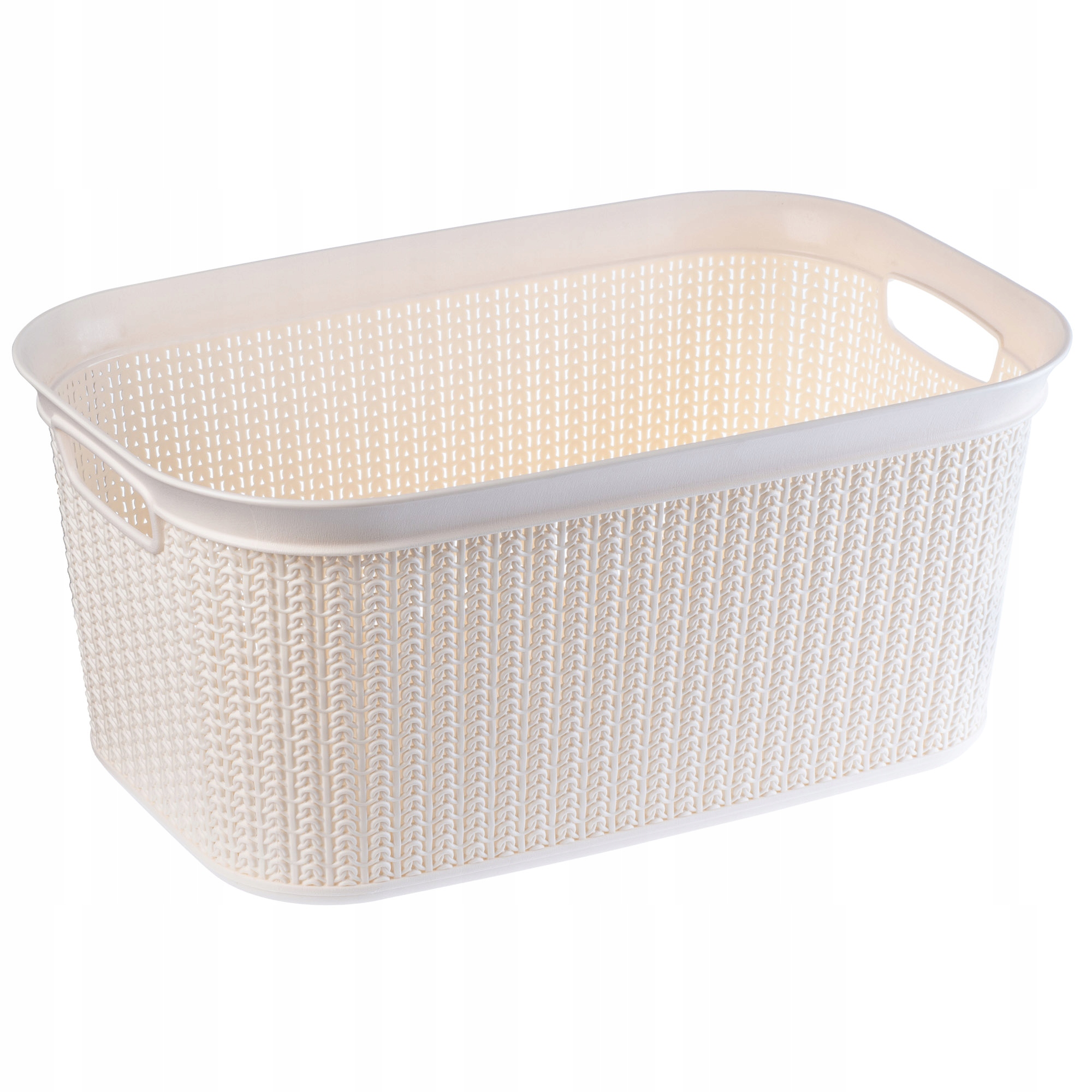 

Kosz Na Pranie Bieliznę Pojemnik 27L Kremowy