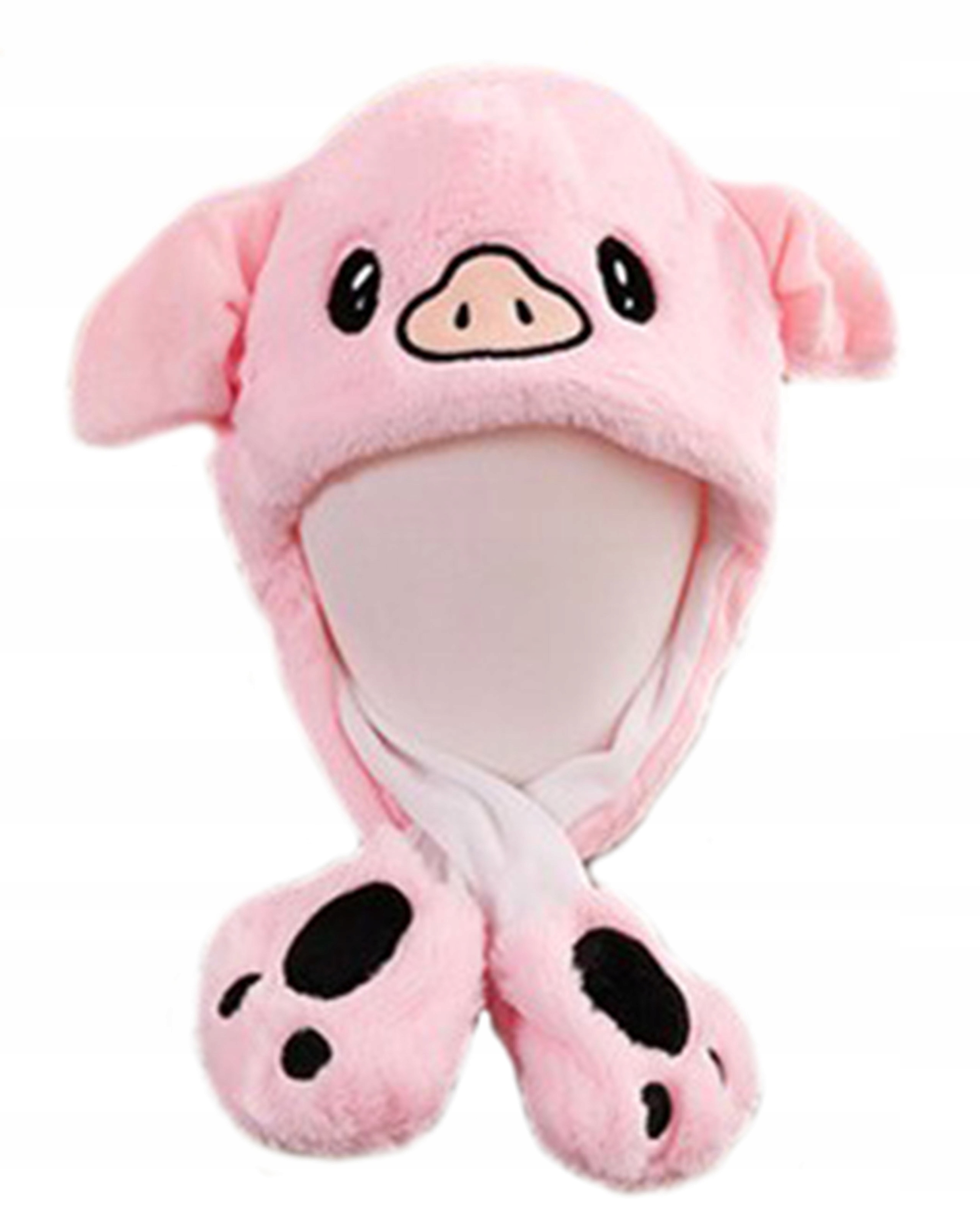 CZAPKA Z RUCHOMYMI USZAMI KRÓLIK KOT PANDA HIT! Rodzaj zimowa