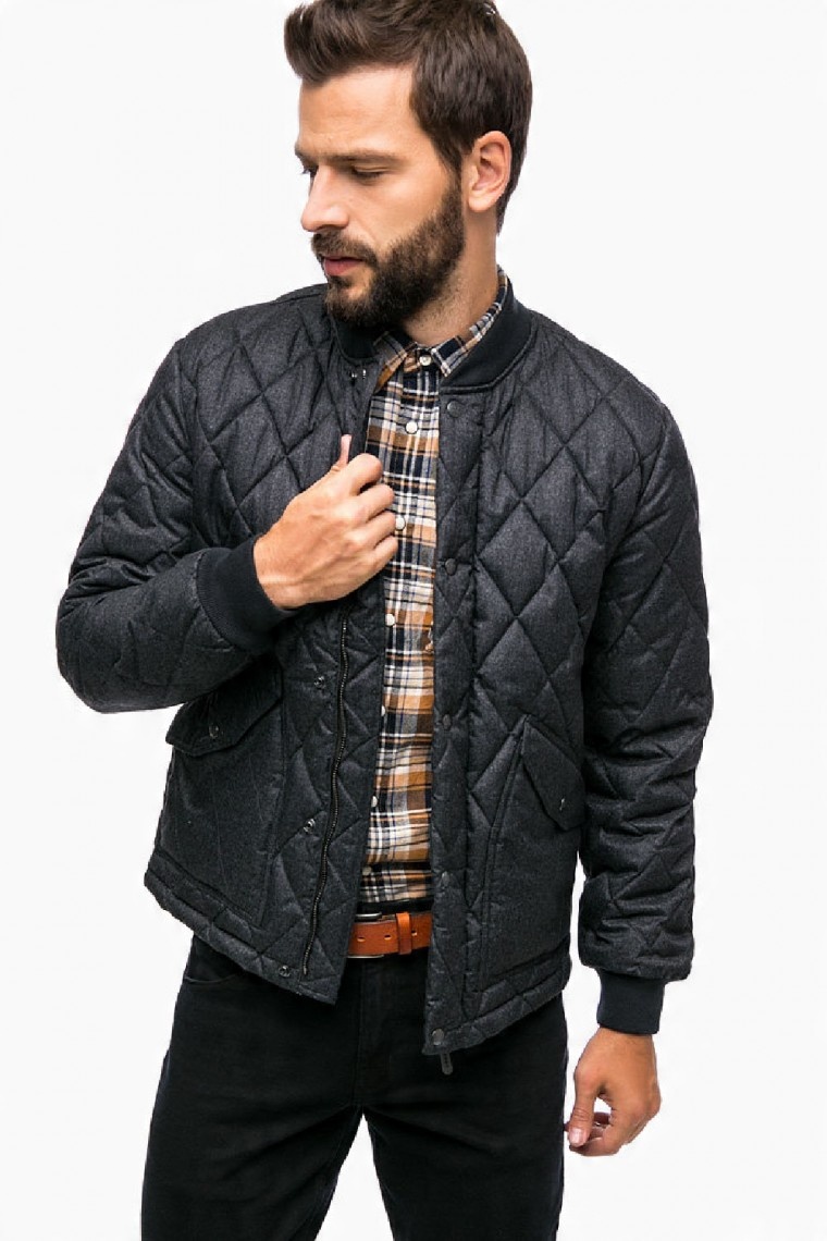 

Lee Quilted Bomber Puffa Pikowana Kurtka Reg. XL