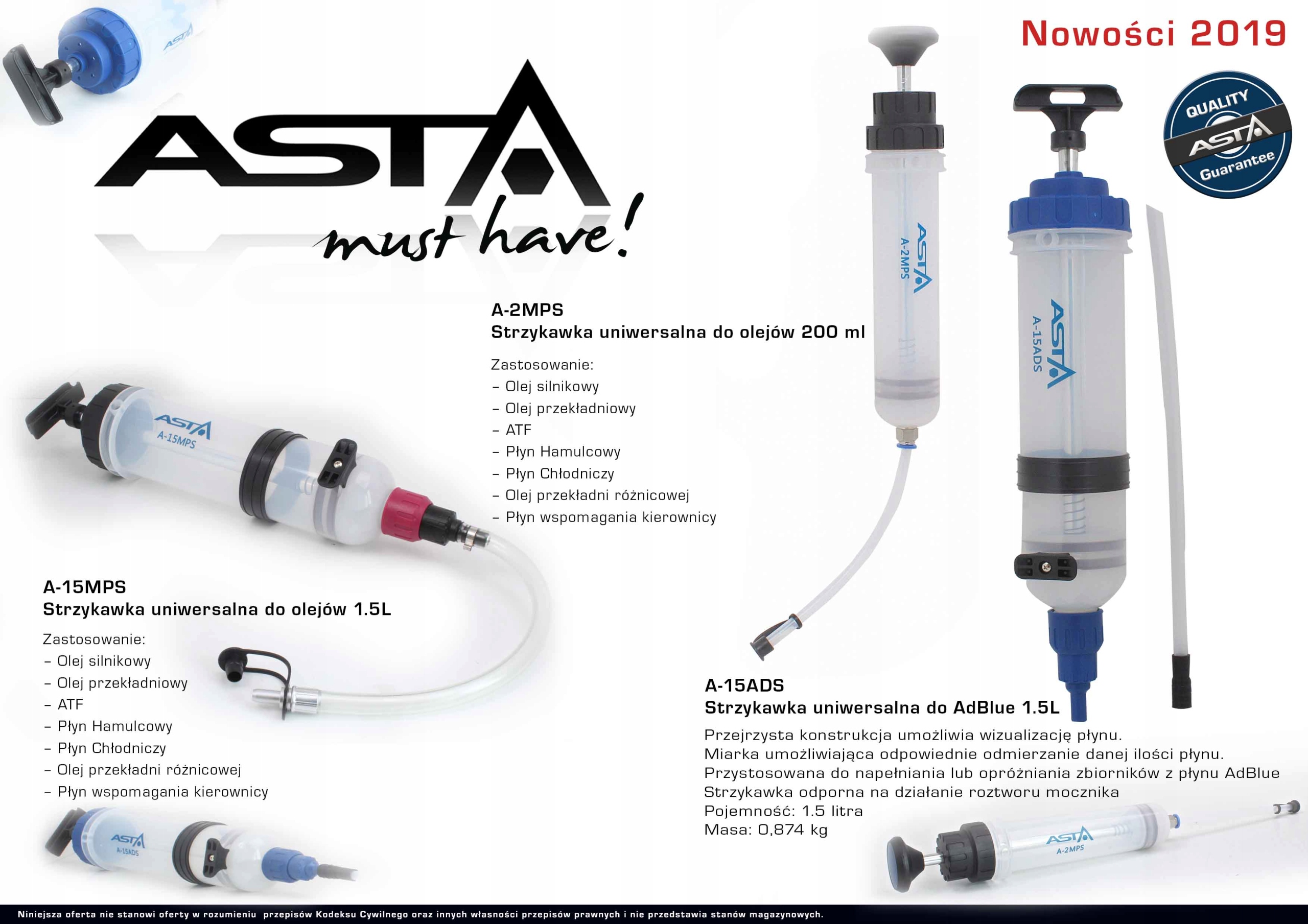 079 461 079 461 STRZYKAWKA UNIWERSALNA DO OLEJ.200ML Marka Asta