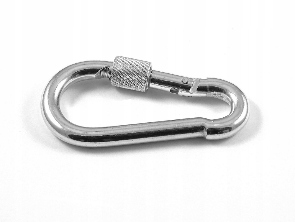 Karabińczyk strażacki Z ZABEZPIECZENIEM 4x40 40mm Ocynk Kod producenta Z440