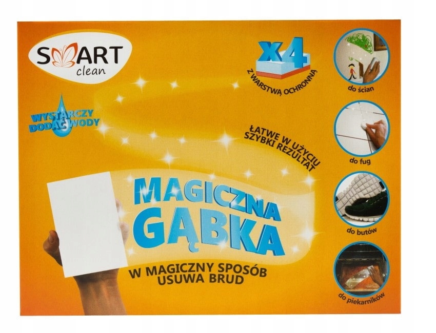 

Smart Clean magiczna gąbka 4szt