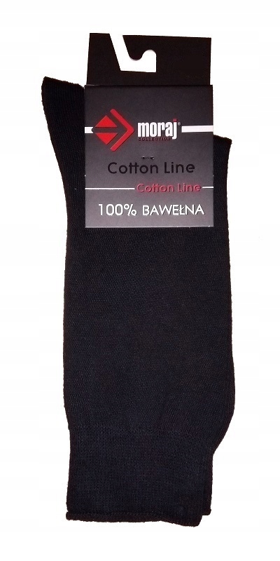 

Skarpety Moraj Gładkie 100%bawełna 42 43 44 Czarne