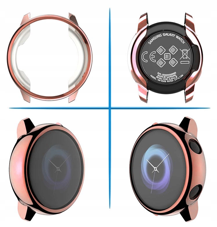 RÓŻOWE Etui Case do Samsung Galaxy Watch ACTIVE Marka Inna