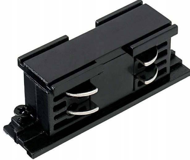 ŁĄCZNIK LINIOWY DO SZYNY 3 FAZOWEJ CZARNY