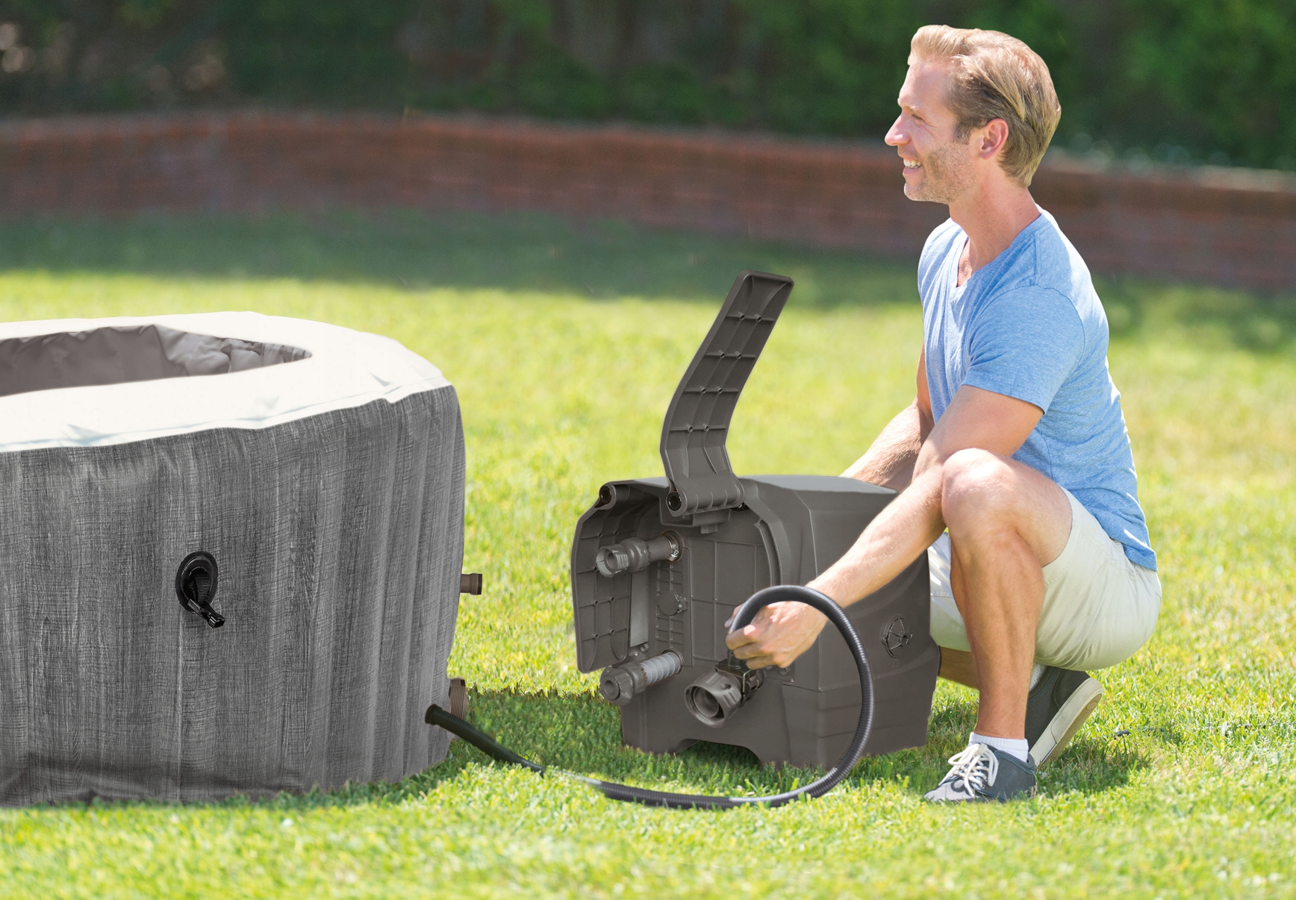 INTEX 28440 SPA 4 OSOBY PODGRZEWACZ ZAGŁÓWKI Pojemność 795 l