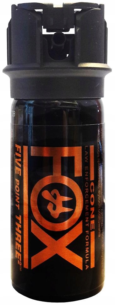 Gaz Pieprzowy Fox Labs Five Point Three do Kwadratu Cone Miedziany 4%OC