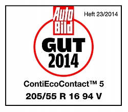 4 x 185 70R14 88T ContiEcoContact 5 CONTINENTAL Production Year 2019