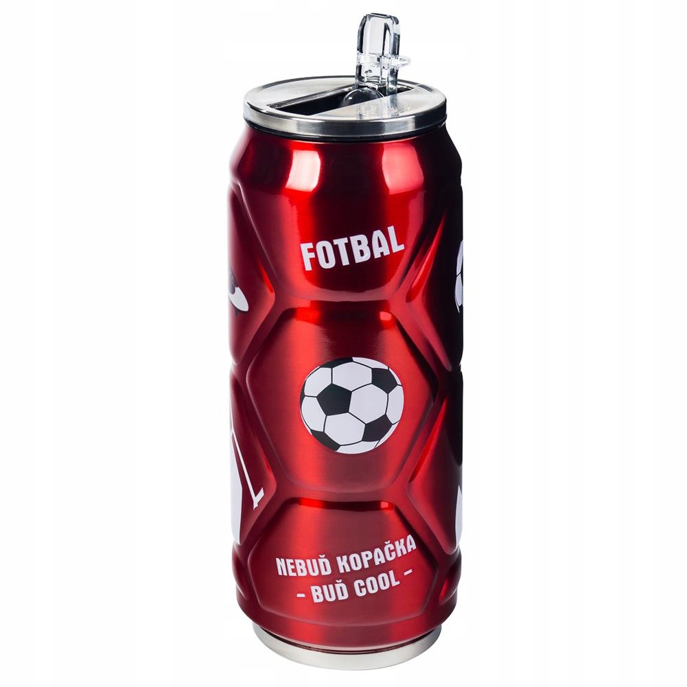 

Termos Kubek Termiczny Puszka Piłka 0,5L Gorący 12