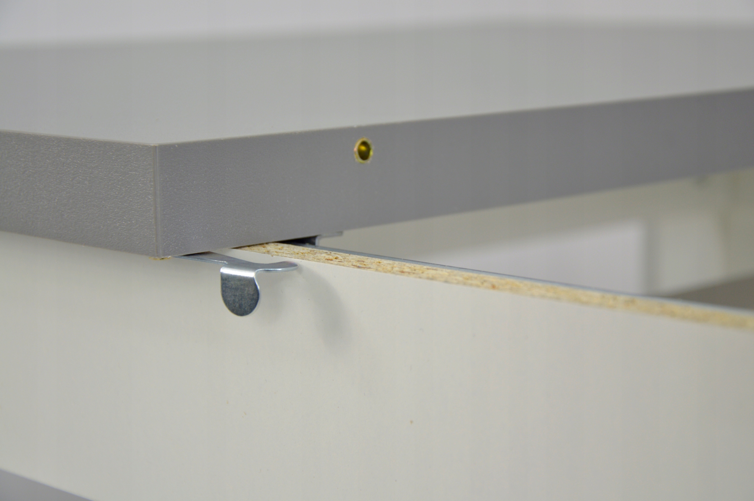 Zestaw 6 krzeseł i stół 80x120/160 cm SZARY Wysokość krzesła 94 cm