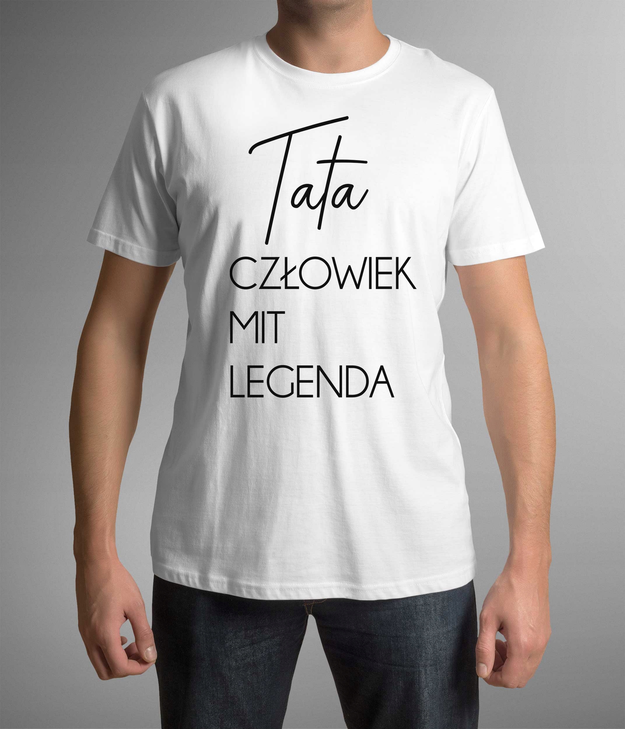 

Tata Człowiek Legenda Koszulka Dzień Taty Prezent
