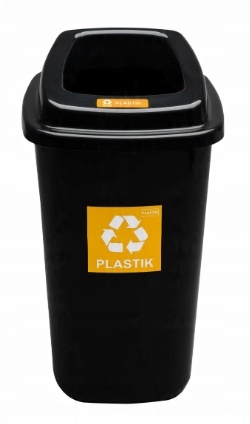 

Kosz 28 L do segregacji śmieci Plastik Black
