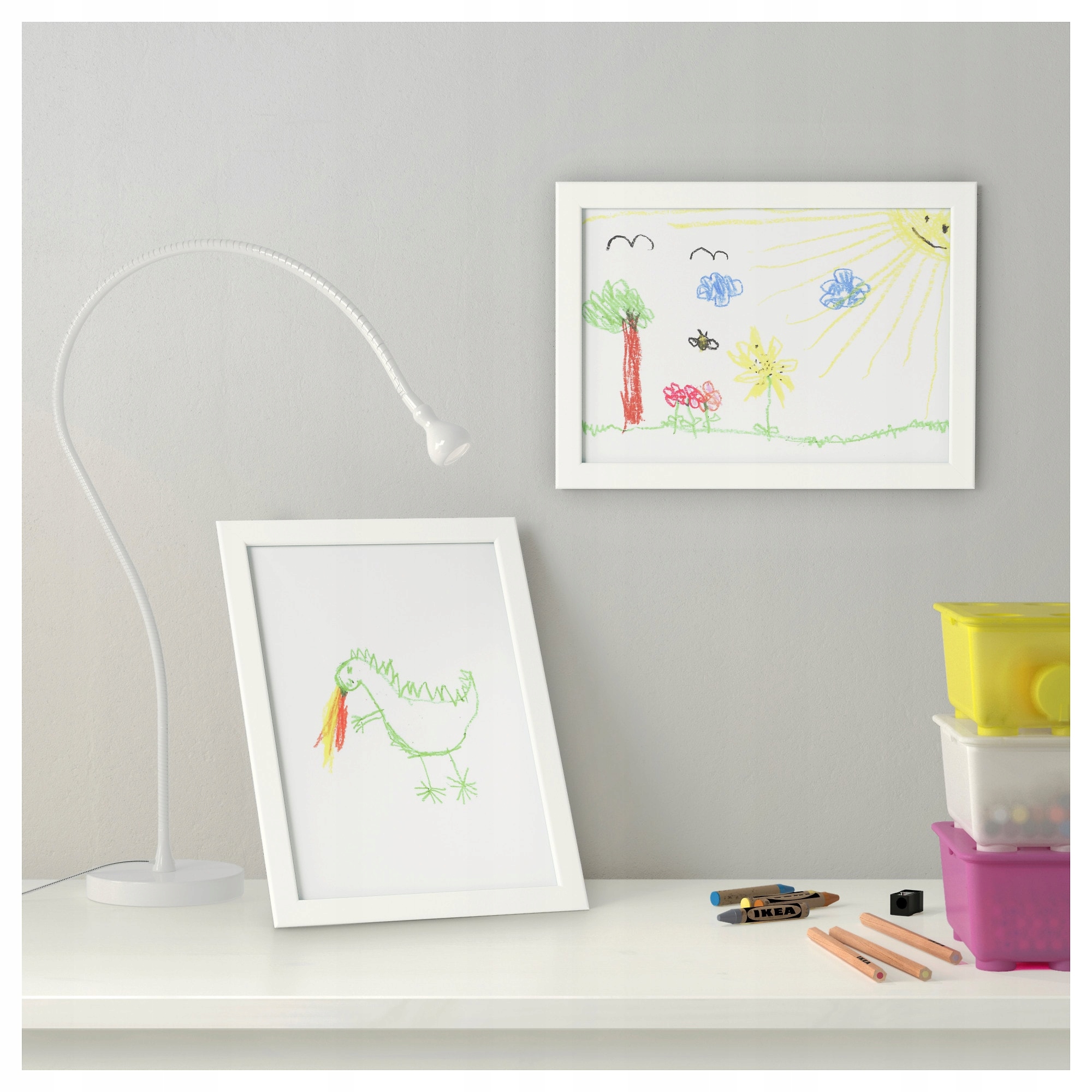 RAMKA NA ZDJĘCIA IKEA FISKBO A4 21x30 CM BIAŁA Marka Ikea