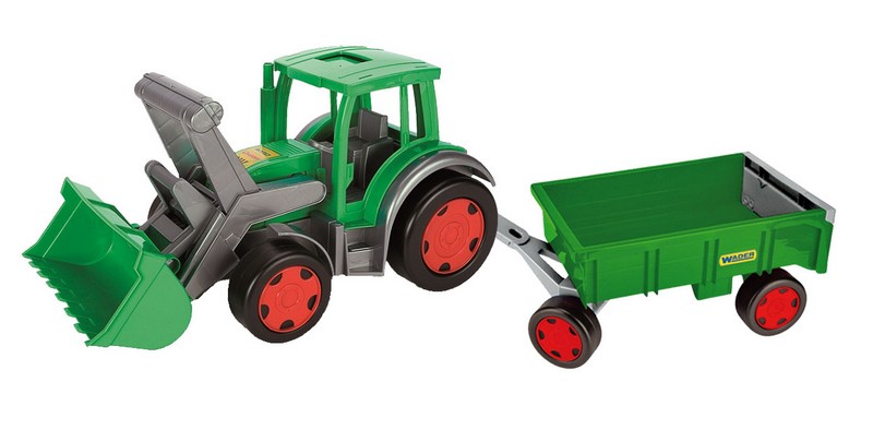 

Traktor Farmer Z Łyżką I Przyczepą 120cm 66315