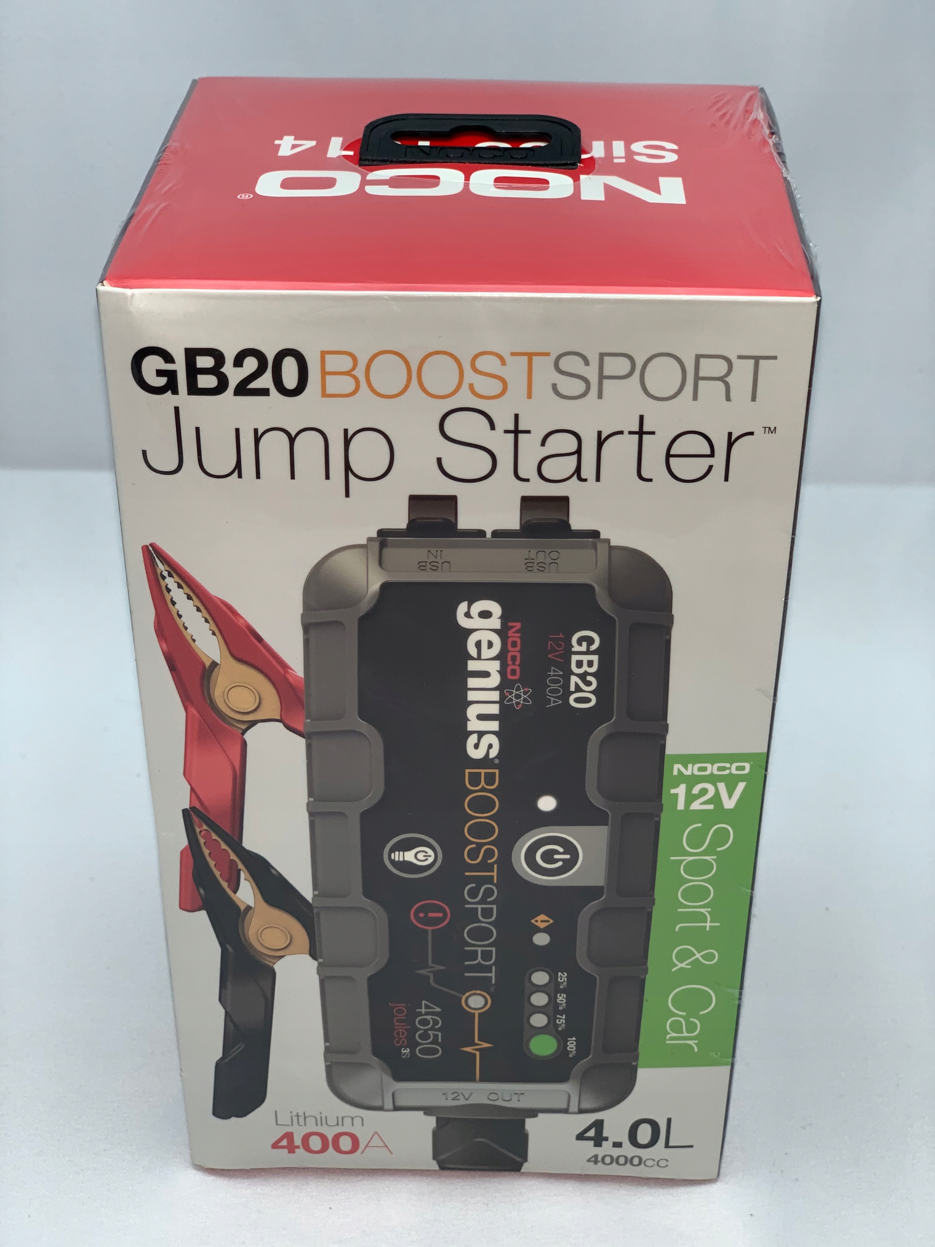 NOCO GB20 JUMP STARTER BOOSTER 12V 400A Producent code GB20